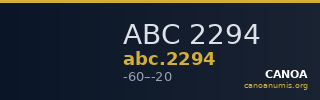ABC 2294 — CANOA