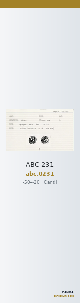 ABC 231 — CANOA