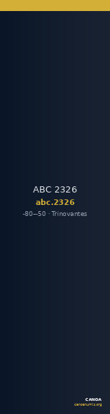 ABC 2326 — CANOA
