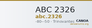 ABC 2326 — CANOA