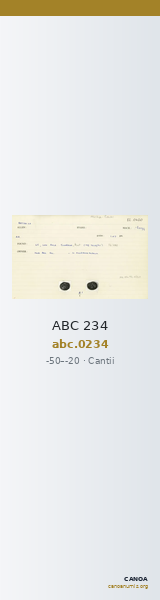 ABC 234 — CANOA