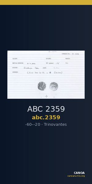 ABC 2359 — CANOA