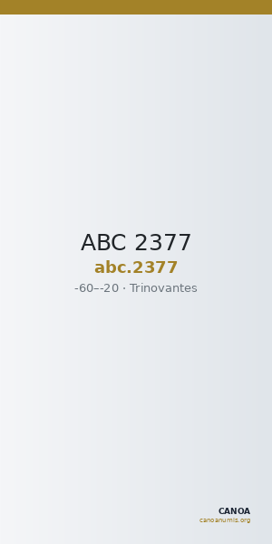 ABC 2377 — CANOA