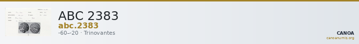 ABC 2383 — CANOA