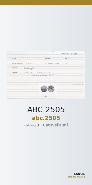 ABC 2505 — CANOA
