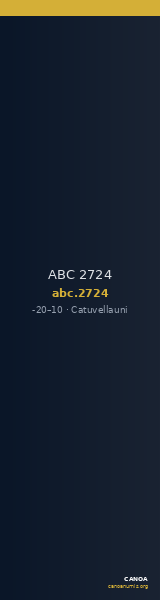 ABC 2724 — CANOA