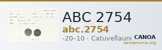 ABC 2754 — CANOA