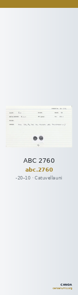 ABC 2760 — CANOA