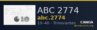 ABC 2774 — CANOA