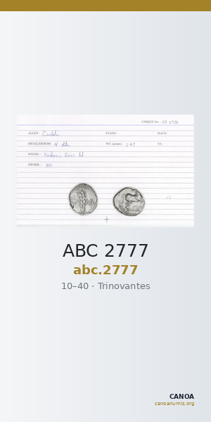 ABC 2777 — CANOA