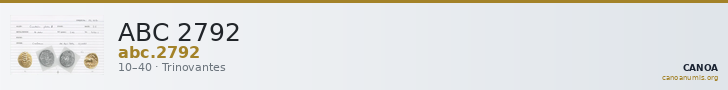 ABC 2792 — CANOA