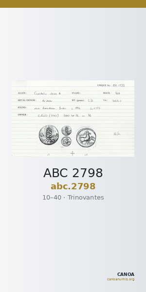 ABC 2798 — CANOA