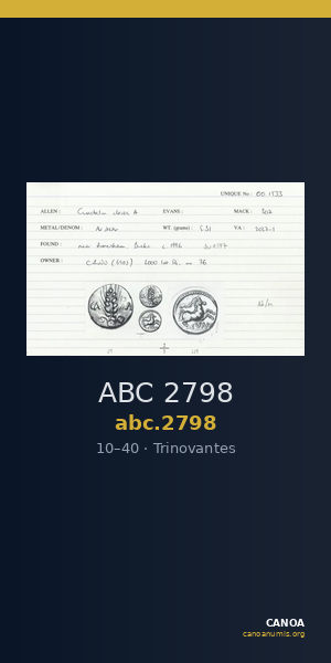 ABC 2798 — CANOA