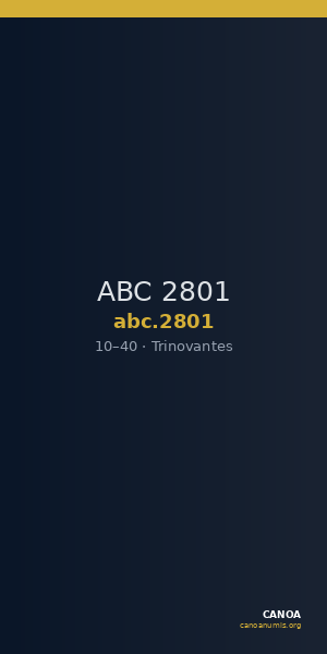 ABC 2801 — CANOA