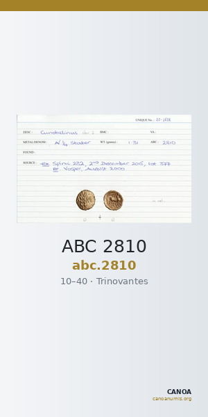 ABC 2810 — CANOA