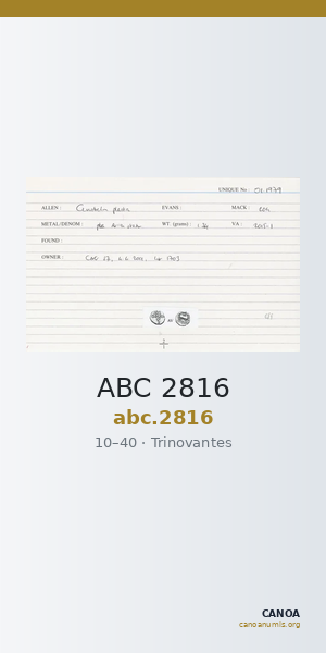 ABC 2816 — CANOA