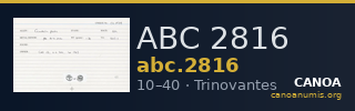 ABC 2816 — CANOA