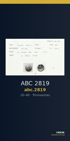 ABC 2819 — CANOA