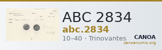 ABC 2834 — CANOA