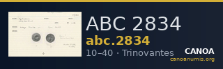 ABC 2834 — CANOA