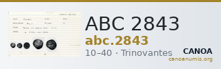 ABC 2843 — CANOA