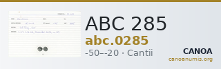 ABC 285 — CANOA