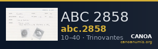 ABC 2858 — CANOA