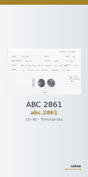 ABC 2861 — CANOA