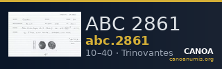 ABC 2861 — CANOA