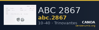 ABC 2867 — CANOA