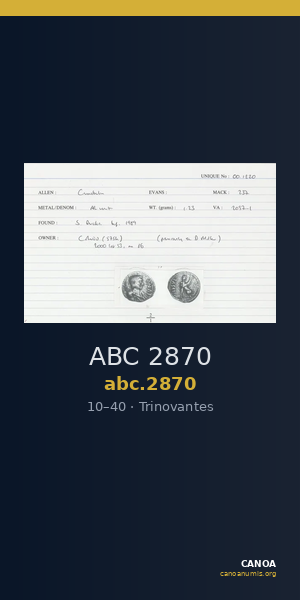 ABC 2870 — CANOA