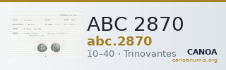 ABC 2870 — CANOA