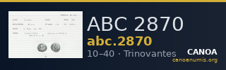 ABC 2870 — CANOA