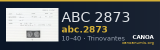 ABC 2873 — CANOA