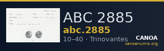 ABC 2885 — CANOA