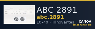 ABC 2891 — CANOA
