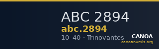 ABC 2894 — CANOA