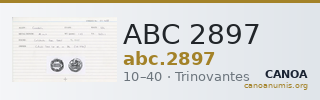 ABC 2897 — CANOA