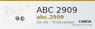 ABC 2909 — CANOA