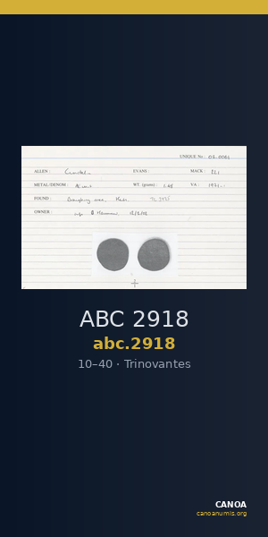 ABC 2918 — CANOA
