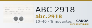 ABC 2918 — CANOA