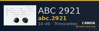 ABC 2921 — CANOA