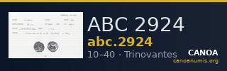 ABC 2924 — CANOA
