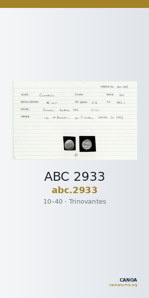 ABC 2933 — CANOA