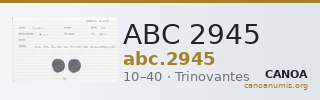 ABC 2945 — CANOA