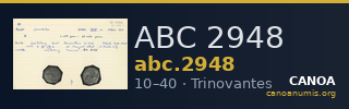 ABC 2948 — CANOA