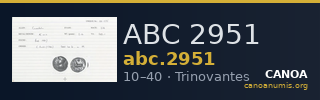ABC 2951 — CANOA