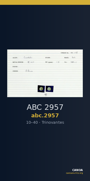 ABC 2957 — CANOA
