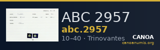 ABC 2957 — CANOA