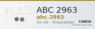 ABC 2963 — CANOA